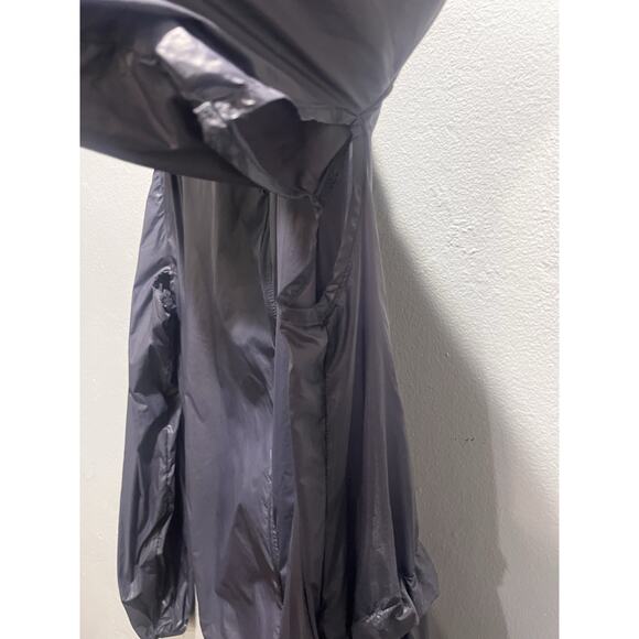 Fabletics Kali Run Jacket Hooded Packable Lightweight Nylon Vent Blue Small - Picture 8 of 12